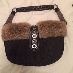Winter Coach Purse OBO